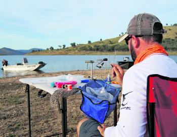 Fly anglers are very much in tune with their surrounds, and guys like Juan Luis Del Carmen (the Spanish master) even takes the full fly tying kit for changes on site.