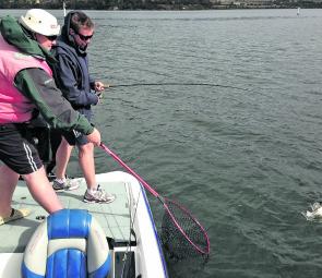 Drift spinning is a great way to cover plenty of water and catch lots of trout on the Derwent.