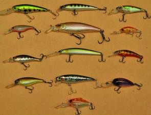 This selection of suspending hardbodies works as well on natives as it does for the trout and bream.
