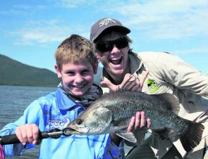 Colby Laspina had a ball catching lots of barra.