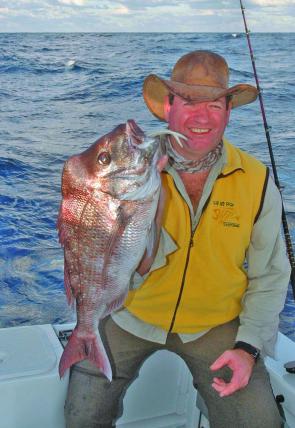 Snapper are the main target species for offshore plastics fishos.