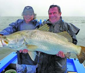 Yours truly with one of many threadfin caught recently.