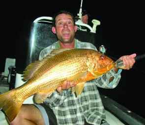 While not a big finger fish, a fish this size can put a smile on anyone’s face after you been busted up a dozen times.
