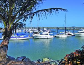 The Mackay Marina is abundant with fishing options and a great place to explore.