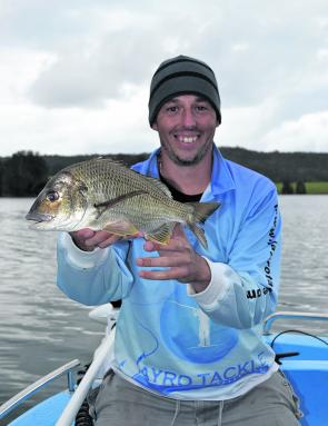 It’s a great time of year to target bream on lures. Just remember to slow your retrieve down and work the deeper waters during these cooler months.