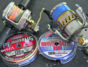 I love my GT popping and jigging and it’s a take-no-prisoners approach with super PE 8 stranded line at all times. 