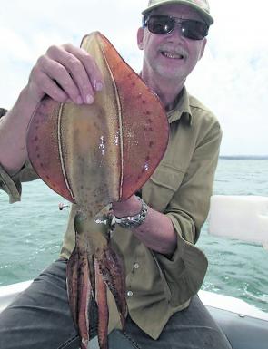 Gary Fox with his cracker calamari!
