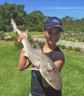 Young Georgia Bonnett with a 99cm Top End gummy.