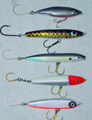 Some various ways to rig stickbaits.