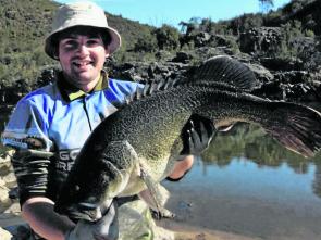Murray cod have either stayed more active in Winter this year or anglers have become better at locating them.