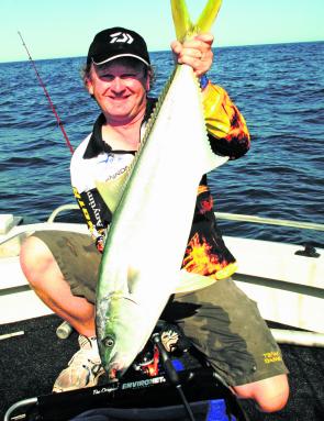 January is a good time to be out looking for kingfish busting on baitfish on the surface. 