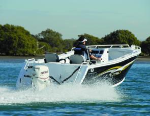 A full-height transom is a big factor in the seakeeping ability of the well-made alloy Trailcraft. 