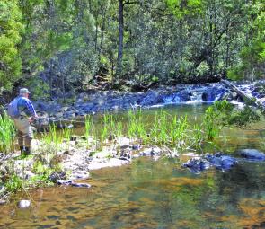 Searching a good pool on the Gawler River