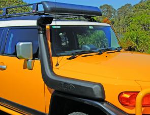 A Safari snorkel makes sense to protect vital engine components against water and dust intrusion. 
