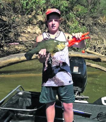 Kaleb Oxley with a nice yellowbelly taken in the Broken recently.