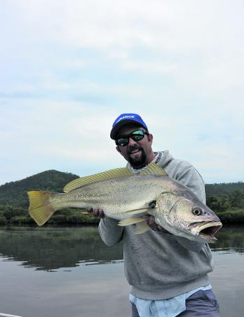 School mulloway on soft plastics are a popular target on charters over the colder months of the year, and with plenty of by-catch, the sessions are usually action packed and full of fun!