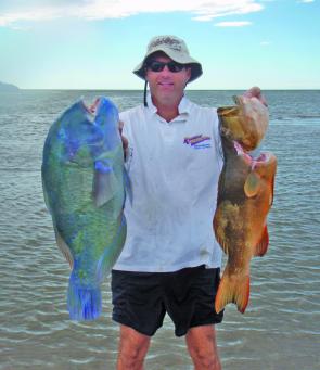 Two excellent examples of the reef fish that will be on offer in bigger numbers this coming month.