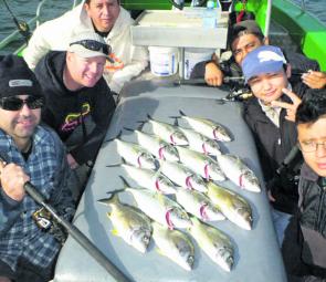 Bream and trevally will be popular catches in Botany Bay over Winter. Get the berley trail going and fish light.