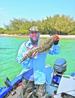 Shane Juttner landed his PB flathead on a cast lure in the 2010 Flathead Classic. Lots of anglers have similar stories of best fish at the Classic.