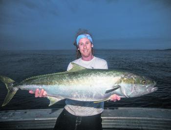 Hoodlum kingfish will patrol the shallows this month, catching them is the hard part!