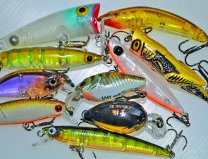 Some lures from the author’s grab-and-go flats box. Not too many, but a variety of shapes, styles and behaviour of lures to cover the spectrum of shallow-water fishing. 