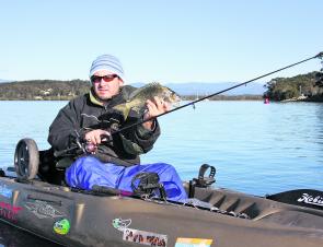 Fishing early on a full tide is ideal for Moruya Winter bream. Rug up, though!