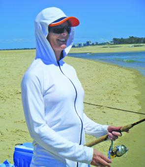 These hoodies from Sun2Sea are great to protect not only your arms, but your neck and ears from the sun. 