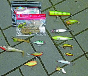 Here is an assortment of lures that work great whenever or wherever you go fishing.