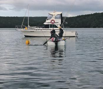 Try anchoring and berleying near moored boats for trevally in the Port Hacking.