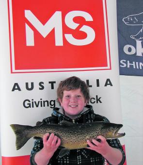 This great 53cm brown trout made Darcy McCann champion junior angler in the recent Discovery Holiday Parks Jindabyne tournament. Darcy was diagnosed with multiple sclerosis last year but was able to take part in the competition with distinction.