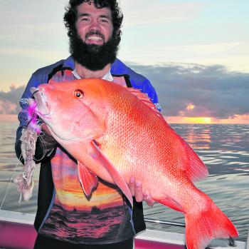Ben Crew with a very nice local red emperor.