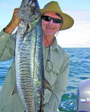 James McLellan with a stunning Point Cartwright mackerel.