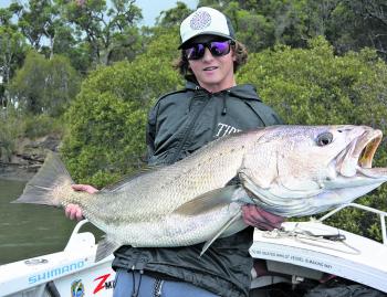 Tom White did a great job staying focussed during a tough bite on a recent charter with his dad Peter. He landed this 118cm mulloway on 8lb tackle. He had no second thoughts about releasing such an awesome fish so someone else could experience the thrill 
