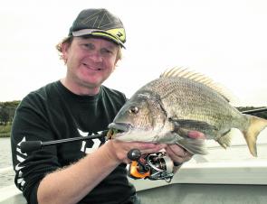 The Hopkins River has continued to improve and producing excellent sized bream.