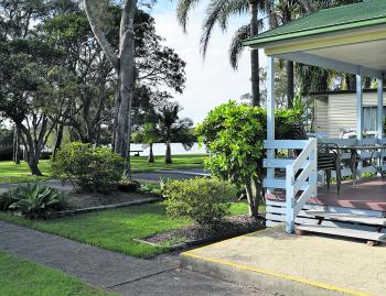 Stuarts Point Holiday Park is one of the best-kept holiday parks the author has stayed in. 