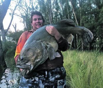 Nathaniel Hendry with his 125cm beast!