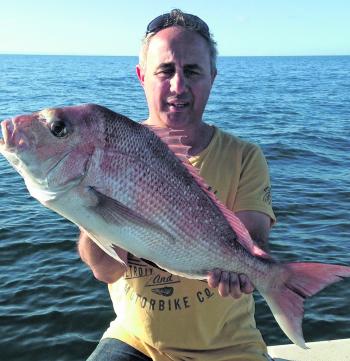 Marty boated this ripper snapper while holidaying on the Bellarine.