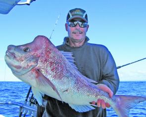 How's this for a monster knobby? This one took a floating pilchard out at North Reef.