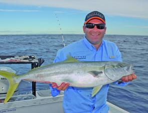 Fishing live baits in the seaway should produce some hefty yellowtail kingfish.