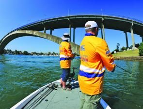 Fishing Monthly Team, Steve Morgan and Tim Morgan, came in at a respectable fifth place.