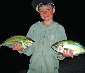 There are plenty of trevally on the close reefs. You can definitely tell it’s Winter when these are around. The kids won’t complain; as long as they catch something they’re usually happy.