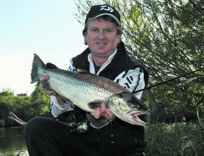There will be some good sized trout moving around the local rivers in May.