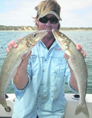 Show us your guns – Western Port whiting.