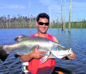 Kim Empson travelled to Cape Your without catching a barra. But he landed one in Monduran.