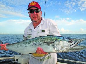 Whether the spotties make an early run depends a lot on the quality of the water further north and the number of bait schools present.