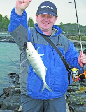 Moyne River silver trevally have been one of the few viable angling options recently.