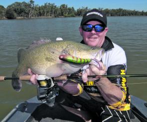 Rod Mackenzie with a small cod trolled in his home waters.
