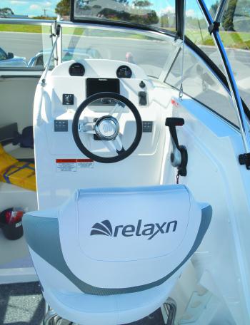 We’re seeing these Relaxn seats more and more in Australian-built boats. They’re good looking and comfortable.