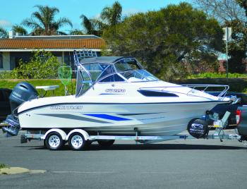 The CW2150 is easily towed by any of the twin cab utes that are so popular amongst anglers.