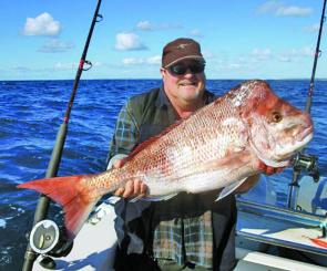 This 8.8kg snapper has been our best so far this season.